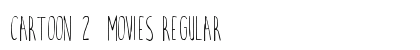 Cartoon 2 Movies Regular Font Preview Cartoon 2 Movies Regular Font Preview