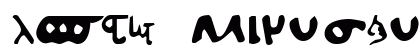l562 Minuscule Normal Font Preview l562 Minuscule Normal Font Preview