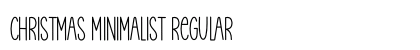 Christmas Minimalist Regular Font Christmas Minimalist Regular Font Preview