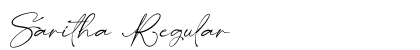 Saritha Regular Font Preview Saritha Regular Font Preview