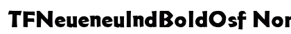 TFNeueneulndBoldOsf Normal Font Preview TFNeueneulndBoldOsf Normal Font Preview