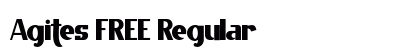 Agites FREE Regular (OpenType) Font Preview Agites FREE Regular (OpenType) Font Preview