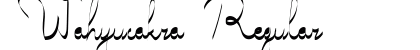 Wahyucakra Regular (OpenType) Font Preview Wahyucakra Regular (OpenType) Font Preview