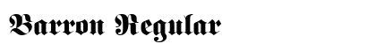 Barron Regular Font Preview Barron Regular Font Preview