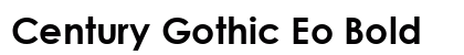 Century Gothic Eo Bold Font Century Gothic Eo Bold Font Preview