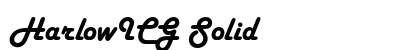 HarlowICG Solid Font HarlowICG Solid Font Preview
