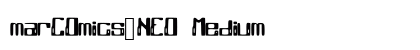 marCOmics_NEO Medium Font Preview marCOmics_NEO Medium Font Preview