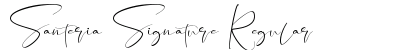 Santeria Signature Regular Font Preview Santeria Signature Regular Font Preview