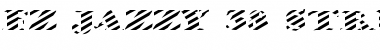 FZ JAZZY 38 STRIPED Normal Font