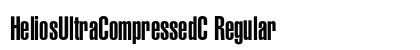 HeliosUltraCompressedC Regular Font HeliosUltraCompressedC Regular Font Preview