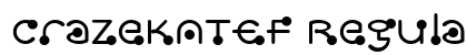 CrazeKATEF Regular Font CrazeKATEF Regular Font Preview