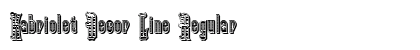 Kabriolet Decor Line Regular Font Preview Kabriolet Decor Line Regular Font Preview