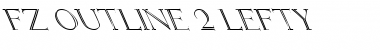 FZ OUTLINE 2 LEFTY Normal Font
