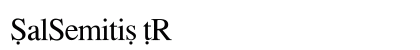 CalSemitic TR Font Preview CalSemitic TR Font Preview
