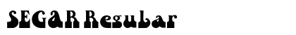 SEGAR Regular Font SEGAR Regular Font Preview