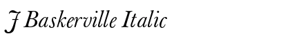 J Baskerville Italic (OpenType) Font Preview J Baskerville Italic (OpenType) Font Preview