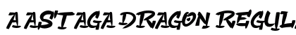 a Astaga Dragon Regular (OpenType) Font Preview a Astaga Dragon Regular (OpenType) Font Preview