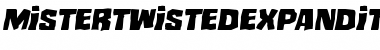Download Mister Twisted Expanded Italic Font