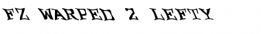 FZ WARPED 2 LEFTY Normal Font