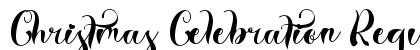 Christmas Celebration Regular Font Christmas Celebration Regular Font Preview