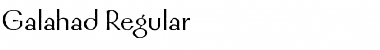Galahad Regular Font