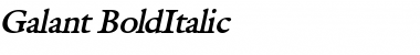 Galant BoldItalic Font