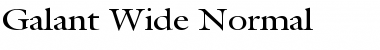 Galant Wide Normal Font