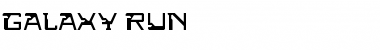 Galaxy Run Regular Font