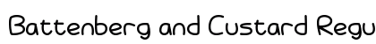 Battenberg and Custard Regular Font Battenberg and Custard Regular Font Preview