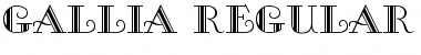 Gallia Regular Font