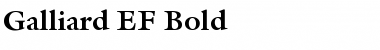 Galliard EF Bold Regular Font
