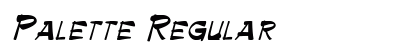 Palette Regular Font Preview Palette Regular Font Preview