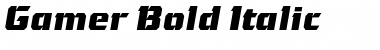 Gamer Bold Italic Font
