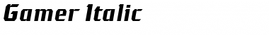Gamer Italic Font
