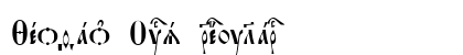 Feofan Ucs Regular Font Preview Feofan Ucs Regular Font Preview