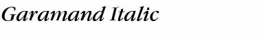 Garamand Italic