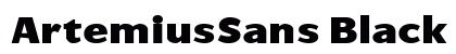 ArtemiusSans Black TT Regular Font ArtemiusSans Black TT Regular Font Preview