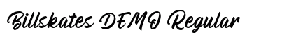Billskates DEMO Regular Font Billskates DEMO Regular Font Preview
