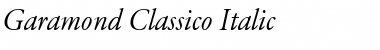 Garamond Classico Italic