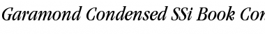 Garamond Condensed SSi Book Condensed Italic Font