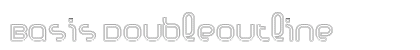 Basis DoubleOutline Font Basis DoubleOutline Font Preview