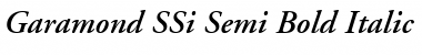 Garamond SSi Semi Bold Italic