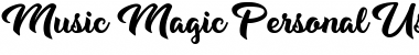 Music Magic Personal Use Regular Font