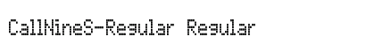 CallNineS-Regular Regular (OpenType) Font Preview CallNineS-Regular Regular (OpenType) Font Preview
