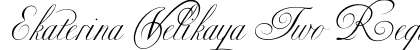 Ekaterina Velikaya Two Regular Font Ekaterina Velikaya Two Regular Font Preview