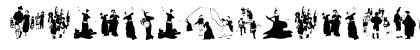 DancingTraces Regular Font Preview DancingTraces Regular Font Preview