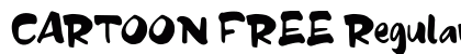 CARTOON FREE Regular Font Preview CARTOON FREE Regular Font Preview