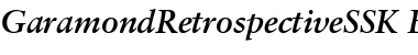 GaramondRetrospectiveSSK Bold Italic