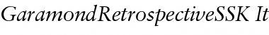 GaramondRetrospectiveSSK Italic
