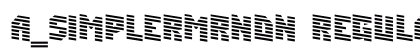a_SimplerMrnDn Regular Font Preview a_SimplerMrnDn Regular Font Preview